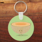 Kantaloupe lächeln schlüsselanhänger (Vorderseite)