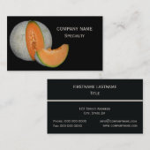 Kantaloupe Melon Visitenkarte (Vorne/Hinten)