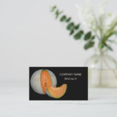 Kantaloupe Melon Visitenkarte (Stehend Vorderseite)