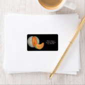 Kantalupe Melon Adressaufkleber (Insitu)