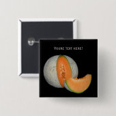 Kantalupe Melon Button (Vorne & Hinten)