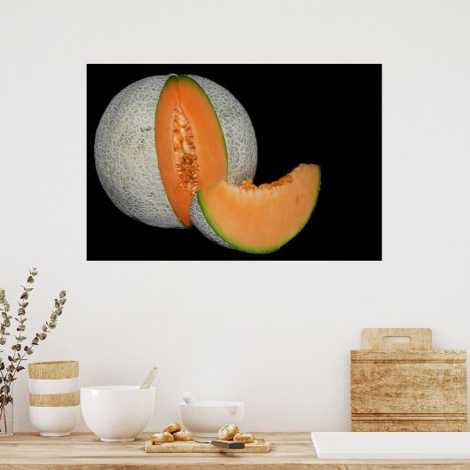 Kantalupe Melon Poster (Küche)