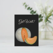 Kantalupe Melon Postkarte (Stehend Vorderseite)