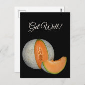 Kantalupe Melon Postkarte (Vorne/Hinten)