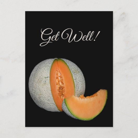 Kantalupe Melon Postkarte (Vorderseite)
