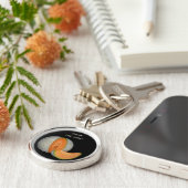 Kantalupe Melon Schlüsselanhänger (Seite)