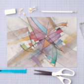 KANTATE in BEDEUTENDEM abstraktem Seidenpapier (Handwerk)