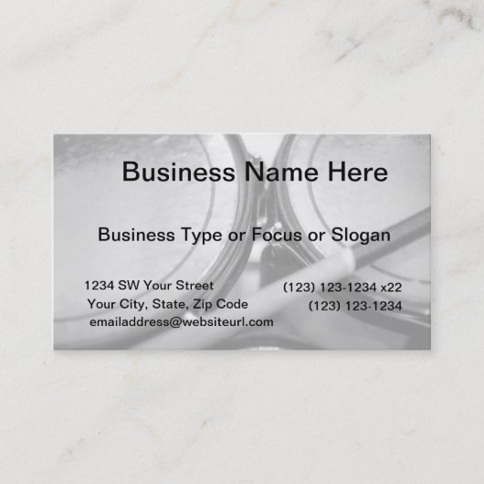 Kante-Ansatz-Nuss-Trommelstock-Tom picutre Visitenkarte (Vorderseite)