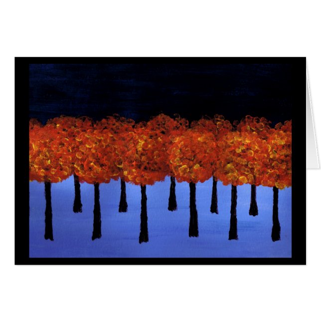Kante des Orangenwaldes (Vorderseite (Horizontal))