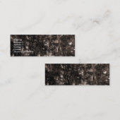 Kante des Waldes - Gold Mini Visitenkarte (Vorne/Hinten)