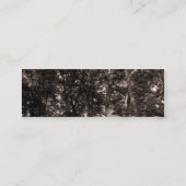 Kante des Waldes - Gold Mini Visitenkarte (Rückseite)