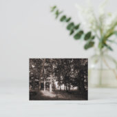 Kante des Waldes Visitenkarte (Stehend Vorderseite)