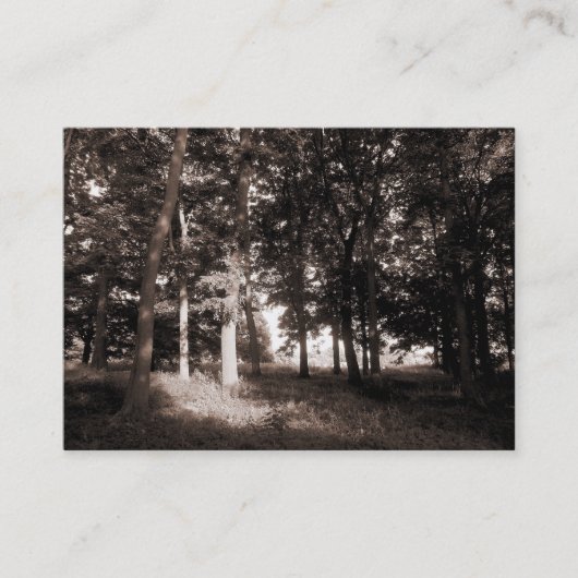 Kante des Waldes Visitenkarte (Vorderseite)