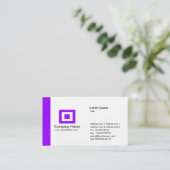 Kante - Lila Visitenkarte (Stehend Vorderseite)