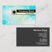 Kante markiert - Abstrakt 02 Visitenkarte (Vorne/Hinten)