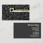 Kante markiert - Abstrakt 181112 Visitenkarte (Vorne/Hinten)