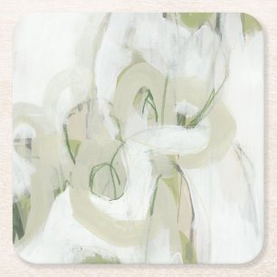 Kante Rechteckiger Pappuntersetzer