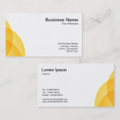 Kanten - orange visitenkarte (Vorne/Hinten)