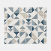 Kanten und Dreiecke Fleecedecke (Vorderseite (Horizontal))