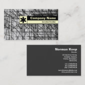 Kantenbeschriftung - Gerüst Visitenkarte (Vorne/Hinten)