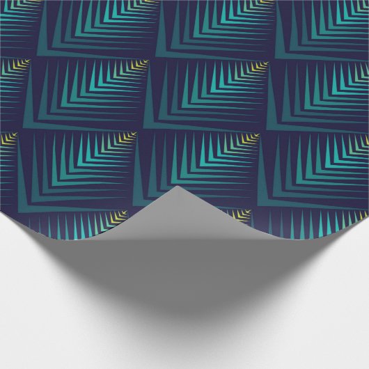 Kantengeflecht Geschenkpapier (Ecke)