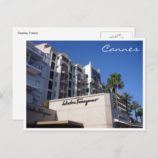 Kantenhandel Postkarte (Vorne/Hinten)