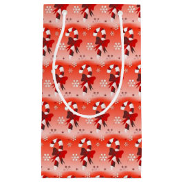 Kantenkerne mit orangefarbenem Hintergrund Kleine Geschenktüte