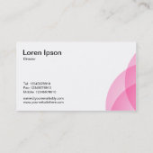 Kantenkreise - rosa visitenkarte (Rückseite)