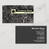 Kantenmarkierung - Japanische Zweige 01 Visitenkarte (Vorne/Hinten)