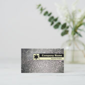 Kantenmarkierung - Wassertropfen auf Glas 02 Visitenkarte (Stehend Vorderseite)