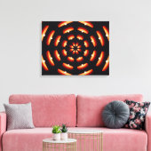 Kantenrad-ummantelte Canvas Leinwanddruck (Insitu (Wohnzimmer))