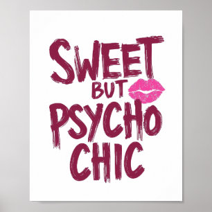 Kantig und Schick Sarkastischer Spruch Poster