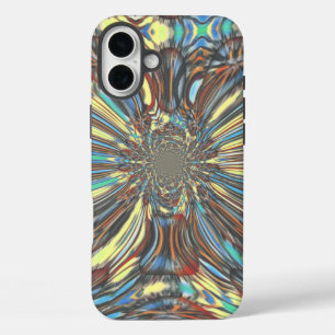 Kantige afrikanische urbane Pop-Art abstrakte opti iPhone 16 Plus Hülle