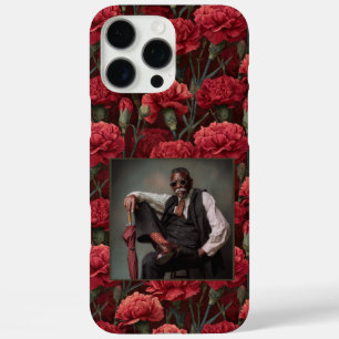 Kantige Hochzeitsgeschenk-Nelken-Blumenstrauß indi iPhone 16 Pro Max Hülle