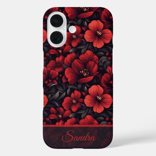 Kantige Mädchen Geschenk Rose Name Case-Mate iPhone Hülle (Rückseite)