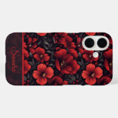 Kantige Mädchen Geschenk Rose Name Case-Mate iPhone Hülle (Rückseite (Horizontal))
