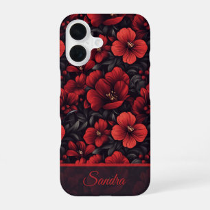 Kantige Mädchen Geschenk Rose Name iPhone 16 Hülle