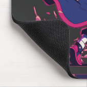 Kantige Sakura-Krieger-Vogel-Anime-Illustration Mousepad (Ecke)