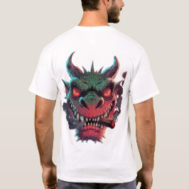 Kantige Urban-Fantasy-Charaktergrafik T-Shirt