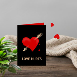 Kantige Valentinstagskarte Feiertagskarte