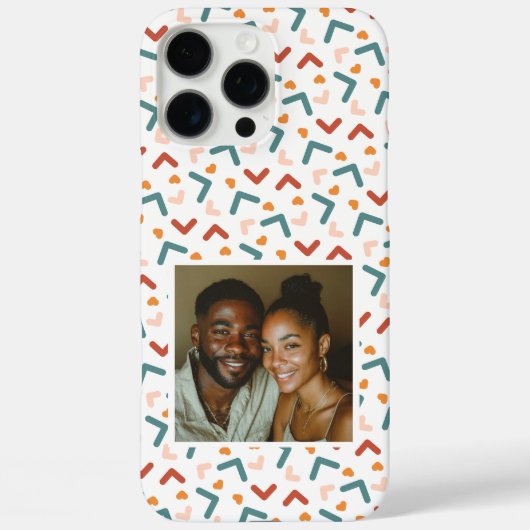 Kantige Weihnachtsgeschenkideen Memphis-Muster  Case-Mate iPhone Hülle (Rückseite)