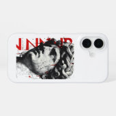 Kantiger David-Brust-Moderne-Street-Art-Phone-Case iPhone 16 Hülle (Rückseite (Horizontal))