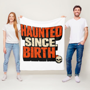 Kantiger Gothic seit Geburt verflucht ADHS-Totenko Fleecedecke