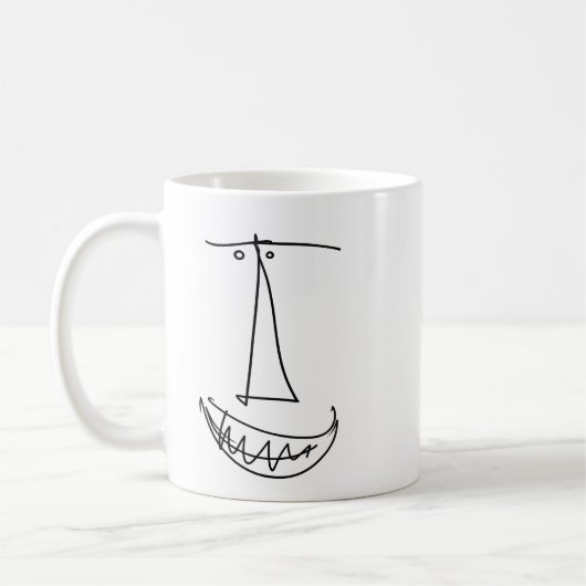 Kantiger Typ Kaffeetasse (Links)