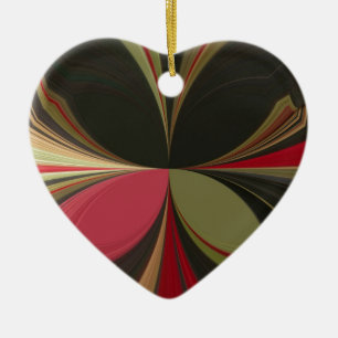 Kantiges Erde Kaleidoskop Kunstposter Keramik Ornament