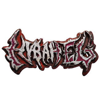 Kantiges Heavy-Metal-Graffiti-Logo 3D Metallische T-Shirt