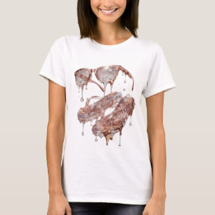 Kantiges Silber ROSE GOLD GLAMOUR Individuelles De T-Shirt