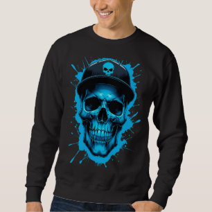 Kantiges Urban Streetwear-Design mit Drip-Splash-A Sweatshirt