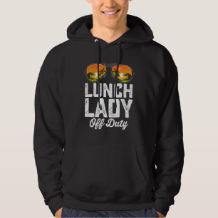 Kantine-Dame außer Dienst Sonnenbrille Letzter Sch Hoodie