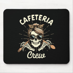 Kantine Dame Kantinenmitarbeiterin Team Skelett Ka Mousepad